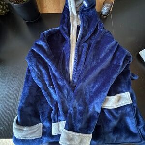 Unisex Navy blue house robe